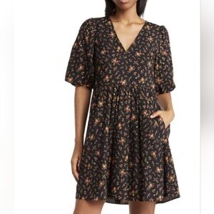 MADEWELL Mini Floral Poplin Cotton Dress